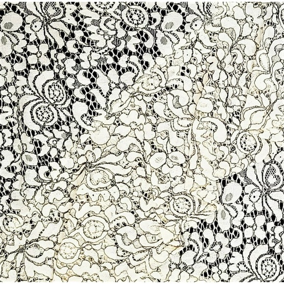 Nanette Lepore Lace Overlay Asymmetrical Hem Ruffle Midi Skirt - Picture 5 of 9